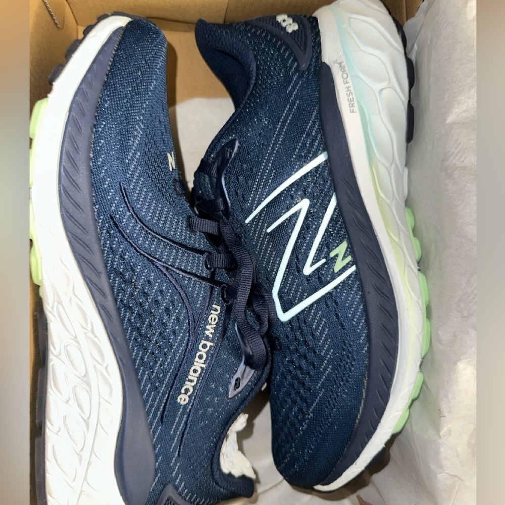 New Balance Navy Fresh Foam X 860v13 Running Shoes - Picture 3 of 8